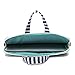 Canvaslove Navy Stripe Water Resistant Light Weight Laptop Shoulder Messenger Bag for MacBook Air Pro 13 inch,MacBook 14 inch,Surface Laptop 13.5 inch and 13.3 Inch-14 inch Laptop