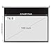 Motorized Projector Screen with Remote Control, ExquizOn Ceiling Wall Portable Projector Screen 100 inch 16:9 1.2 Gain AUTO Electric HD 4K Indoor Outdoor for Family Home Theater and Office