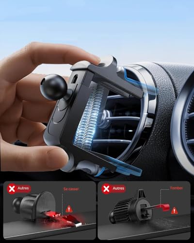 ICAILIN Car Phone Holder for Mercedes-Benz A/B/C/E/S Class, Mini Countryman/Cabrio, Ford Mustang, Suzuki Swift Vitara, Citroen berlingo Fiat 500 Renault Alaskan