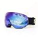 SPOSUNE Ski Goggles Over Glasses - Snow Goggle for Men Women Youth Snowboard Skiing - UV400 Anti-Fog Snowmobile Goggles