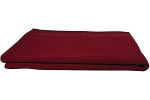 Deluxe Flannel Flat Massage Table Sheets by NRG - 100% Cotton Flannel Massage Linens - 160 GSM, 200 Thread Count - Soft Double Brushed Cotton - Oversized for Better Coverage - 63" x 100" -Color Merlot