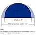 Quality Yes 2PCS Dark Blue Color Superior Cloth Fabric Bathing Cap Swimming Cap