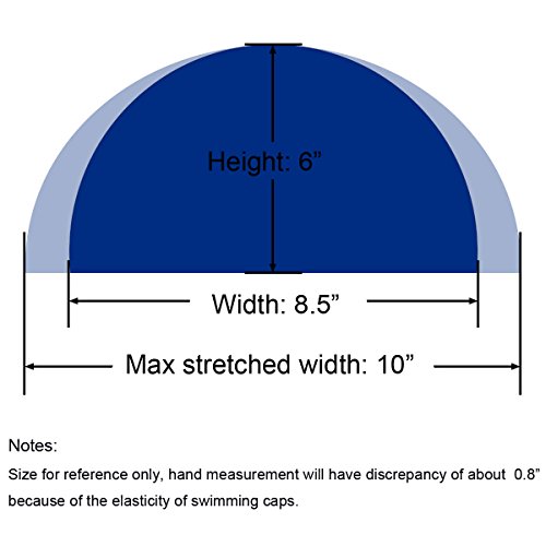 Quality Yes 2PCS Dark Blue Color Superior Cloth Fabric Bathing Cap Swimming Cap