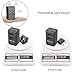 BESTTEN Voltage Converter, 1875W Step Down Transformer, Universal World Travel Adapter Plug Set for UK/AU/US/EU/Asia, Over 150 Countries, Decent Pouch Included, Black