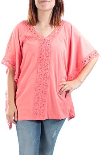 JM CollectionWomens Poncho Pullover Blouse
