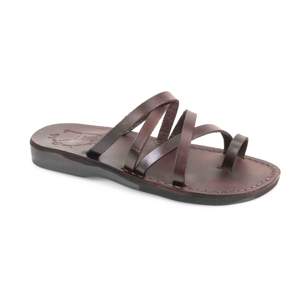 Photo 1 of Ariel - Leather Cross Strap Sandal - Womens Sandals