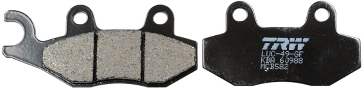 TRW/Lucas MCB582 Disk Brake Pads Organic with German Vehicle Type Approval