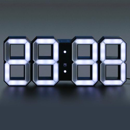 White & White Clock Black Edition.