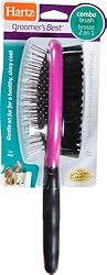Hartz Groomer's Best Combo Dog Brush, Multi-Colored
