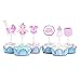 Quotidian Pink Festive Decorative Paper Cupcake Toppers 4