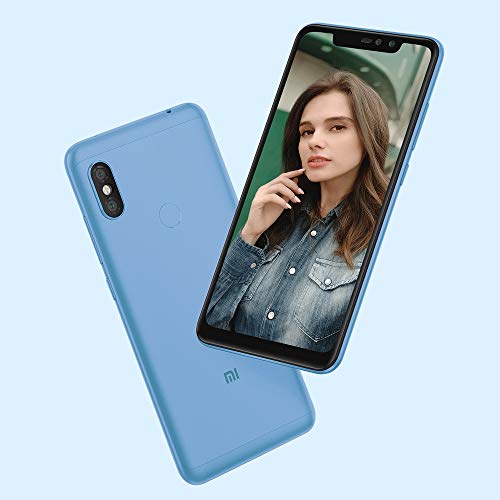 Xiaomi Redmi Note 6 Pro Smartphones de 6.26 Pantalla con Muesca 4GB RAM + 64GB ROM, Dual SIM + Ranura para Tarjeta microSD (Azul)