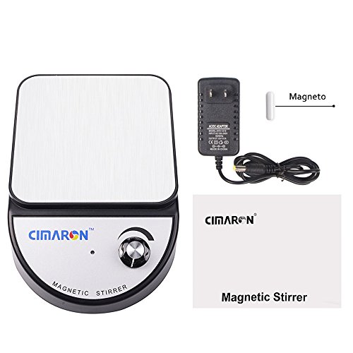 Mookis Magnetic Stirrer Mixer Hot Plate with Magnetic Lab Stirrer Bar 3500 rmp Max Stirring Capacity