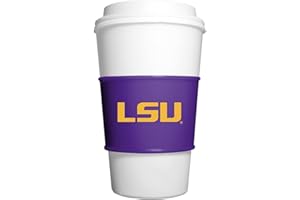 MasterPieces Game Day FanPans - NCAA LSU Tigers - Team Logo Silicone Cup Sleeve, Dishwasheer Safe