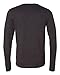 Bella 3150 Mens Jersey Long Sleeve Henley - Dark Grey Heather44; Large