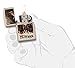 Zippo Jimi Hendrix Pocket Lighter, Cream Matte