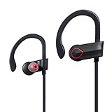 Bluetooth Headphones With Mic Wireless Sports Earbuds Waterproof Music Earphones HD Stereo Headset For Gym Running Workout Noise Cancelling Earpiece