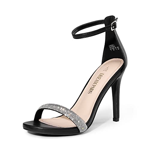 DREAM PAIRS Women's Open Toe High Heels Stiletto