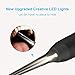 Plaque Remover for Teeth, OUZIGRT 5-1 Teeth Cleaning Kit for Dental Calculus, Tartar, Teeth Stains, Plaque Removal, 3 Adjustable Modes, Black
