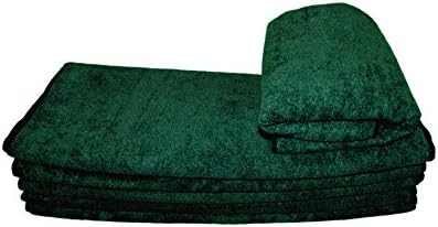 6 DOZEN 72pcs Premium Microfiber Towel 16" X 27" - Forest Green