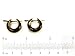 Small Buffalo Horn Hoop Earrings Handmade Organic Hoops Hand Carved Stick Pair
