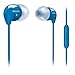 Philips SHE3595BL/28 in-Ear Headset with Mic, Blue