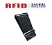 SERMAN BRANDS Carbon Fiber Money Clip for Men – Slim RFID Money Clip Wallet, Minimalist Front Pocket EDC Wallet Cash Holder & Credit Card Holder -100% Real Carbon Fiber Wallet