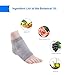Shovan Vented Gel Heel Socks Feet Care Moisturizing Treatment Sleeves for Dry Hard Cracked Heels
