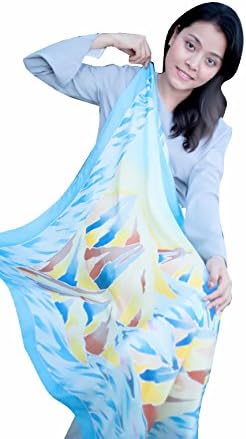 Authentic Women's Batik Scarf 100% with the South Sea
