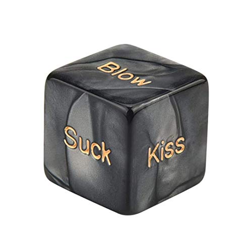 Funny Romantic Role Playing Dice Party Dice Game Set of 4,Novelty Gift for Warm up Honeymoon bacherette Party,Him and Her, Bridal Shower, Groom Roast,Newlyweds, Wedding, Anniversary, Marriage