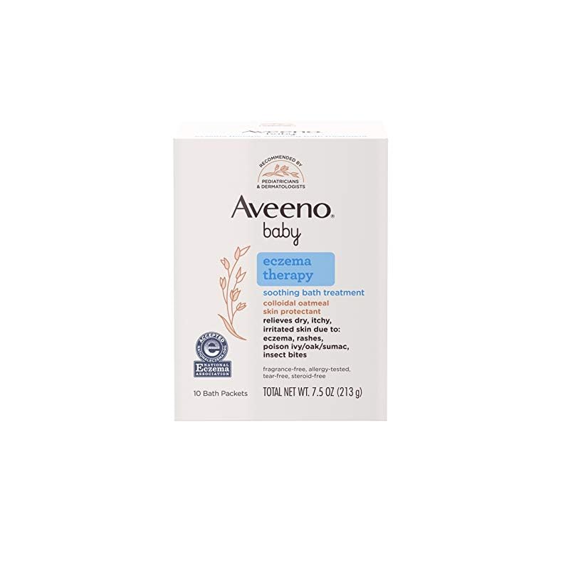 Aveeno Baby Eczema Therapy Soothing Bath Treatment for Relief of Dry, Itchy & Irritated Skin, Made with Natural…