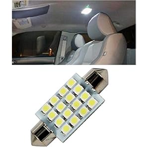 SARTE 16 SMD LED Roof Light White Dome Light For All Car (1 PCS)