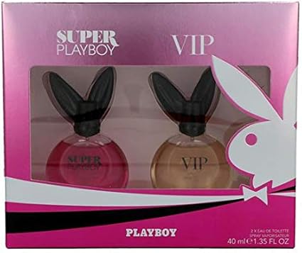 Playboy Vip for Women + Super Playboy - Set de regalo para mujer (2 x 40 ml)