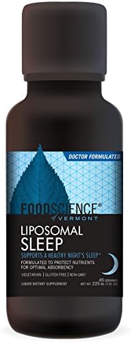 FoodScience of Vermont Liposomal Sleep, Liquid Liposomal Sleep Formula, 7.61 Fluid Ounce