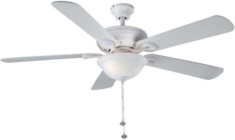 Rothley 52 In Led Matte White Ceiling Fan Amazon Com
