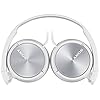 Sony-MDRZX310WAE-Foldable-Headphones-Metallic-White Sony MDRZX310W.AE Foldable Headphones - Metallic White