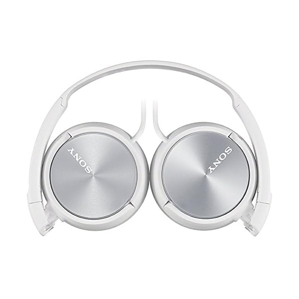 Sony-MDRZX310WAE-Foldable-Headphones-Metallic-White Sony MDRZX310W.AE Foldable Headphones - Metallic White