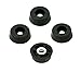 80 Small Round Rubber Feet W/Screws - .250 H X .671 D - Made in USA - Cutting Boards - Food Safe