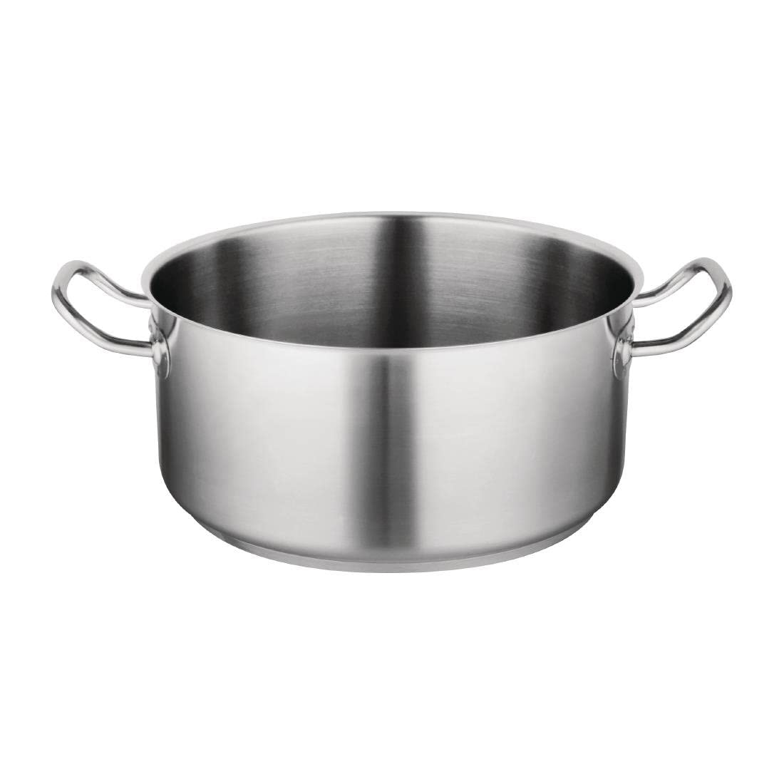 Vogue Casserole Pan 28 cm/7.5 Litre, Stainless Steel, Induction Compatible Casserole Pan, Suitable for all Cooking Surfaces, Compatible Lid: M951 (Sold Separately), T177