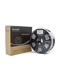 Impresora 3d filamento acccreate pla 1kg dimensional Precisión +  0,05 mm, (2,2 libras), 1 kg bobina 1,75 mm pla, para la mayoría de bolígrafos de impresoras 3d & 3d (24 colores), M, Plateado, 1