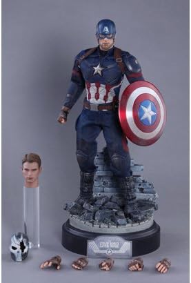 hot toys captain america battling version