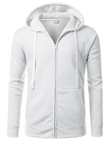 Santorini Island Men's Hoodies Zip-up Pockets Casual Long Sleeved Plus Size Brand Clothing Fit Sweatshirts 5 Colors Sudaderas