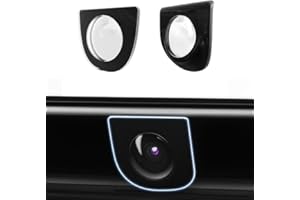 2pcs Front & Rear Camera Protective Lens Guard Cover for Tesla Model Y Juniper 2025–2026, Spherical PC Protection Cap, Bumper