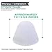 Crucial Vacuum Replacement Foam & Felt Filter Compatible with Shark Part # XFF350,XFF350NZ & Models NV350,NV350A,NV350E,NV350Q,NV350T,NV350W,NV350WC,NV350WM,NV351,NV351-26,NV352,NV355,NV356 (4 Pcs)