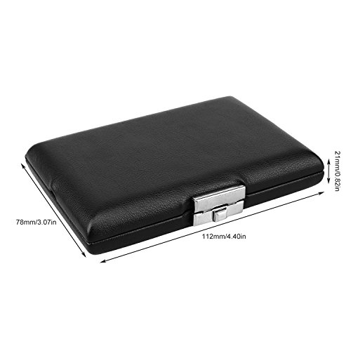 Black Wooden PU Leather Bassoon Reed Case Box Protector for 5pcs Basson Reeds - Thumbnail 4