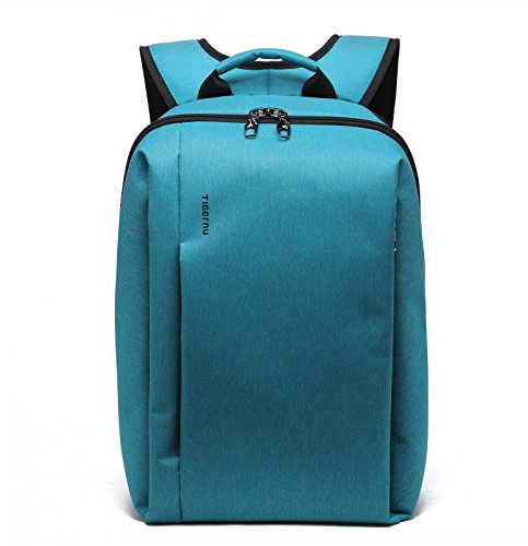 14" Reflective Laptop backpack,Multifunctional Ergonnomic Durable Waterproof Nylon Large Space Anti-theft Laptop Backpack,Blue