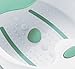 Homedics FB-30 Bubble Bliss Foot Bubbler with Heat, White