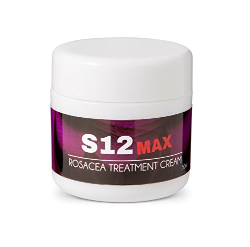S12 MAX Rosacea Treatment Cream 50ml Natural and Organic, Formulated to be gentle on skin and help soothe, calm and moisturize affected areas