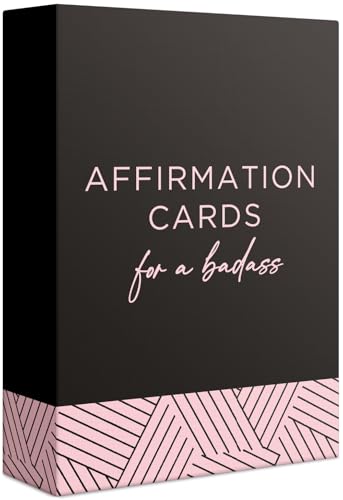 52 Affirmation Cards for a Badass - Daily Motivational Birthday Gifts for Women, Best Friend, Self Care, Her, Sister, Daughter, Mom and More
