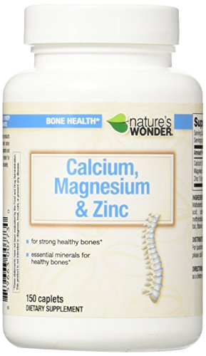 Nature s Wonder Calcium Magnesium and Zinc Supplement, 150 Count