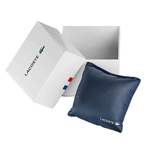 Lacoste Reloj Analógico de Cuarzo para hombre con correa de malla de acero inoxidable plateada – 2011005 - Imagen 5